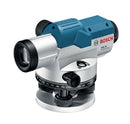 BOSCH GOL 32 32X AUTOMATIC OPTICAL LEVEL, BOB, TOOL KIT, & CARRYING CASE BLUE - Like New