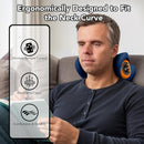 STILEFIX NECK MASSAGER PILLOW WITH 3 ADJUSTABLE MODES - DARK BLUE - Like New