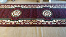 Kingdom Traditional Long Runner Rug Burgundy w/ Green & Tan D123 - Brand New