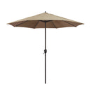 California Umbrella 9' Round Aluminum Outdoor Deck, Pool or Patio Umbrella - Like New