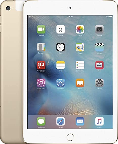 APPLE IPAD MINI 7.9" 4TH GENERATION 128GB WIFI + CELLULAR MK852LL/A - GOLD Like New