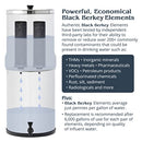 Imperial Berkey Gravity-Fed Stainless Steel Countertop Water Filter System - Brand New