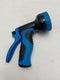 ATEROD EXPANDABLE GARDEN HOSE 100FT 10 NOZZLES SPRAYER - BLACK/BLUE - Like New