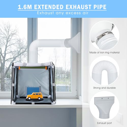 SIEBWIN Airbrush Booth Siebwin 16.5 * 16.5 * 16.5 inch Portable Hobby - Like New