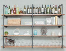 Industrial Wall Mounted Pipe Shelf/Shelving/Bookshelf/Bookcase Brackets - Brand New