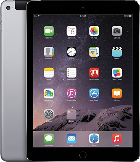 APPLE IPAD AIR 2 128GB WIFI + CELLULAR MGX02LL/A - SPACE GRAY Like New