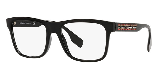 BURBERRY CARTER BE2353 3001 BLACK FRAMES, CLEAR LENSES 55MM - Like New