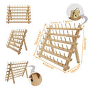 New brothread 60 Spools Wooden Thread Rack/Thread Holder Organizer - Like New