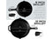 Cuisinel Cast Iron Skillet Lid Set of 2 Kitchen Cookware 8” 12" C12608 - Black - Like New