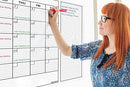 KITLIFE Wet or Dry Erase Jumbo Monthly Wall Calendar, 24 x 36” – B07J216PH1 - Brand New
