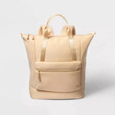 ALL IN MOTION FAUX NEOPRENE TOTE BACKPACK - TAN - Like New