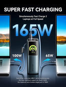 VENTION POWERHIVE LAPTOP POWER BANK 165W 20000MAH BUILT-IN EXTRA CABLES - GRAY - Like New