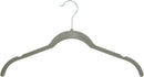 Amazon Basics Space Saving Slim Velvet Non-Slip Clothes Hangers 30-Pack - Gray - Like New