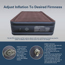 GoldCamp Twin Size Inflatable Air Mattress Built-in Electric Pump 75"x38"x15" - Brand New