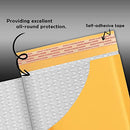 Yens Kraft Bubble Mailers 4x8 500 Pack Usable Space 4x7 KF
