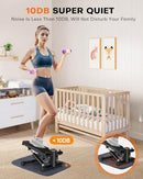 VitalLeap Steppers for Home, Adjustable Pedal Height, Max 330LBS - Black - Brand New