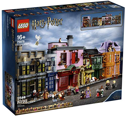 LEGO HARRY POTTER DIAGON ALLEY MODULAR 5544 PIECE SET 75978 - MULTICOLOR - Like New