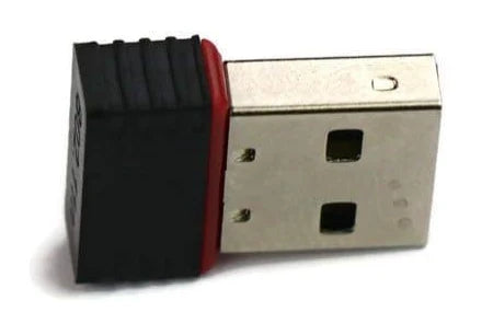 QR COMPUTERS USB 2.0 WIRELESS 802.IIN 150MBP - BLACK/RED - Like New