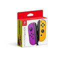 NINTENDO (L/R) WIRELESS CONTROLLERS NINTENDO SWITCH - NEON PURPLE/ NEON ORANGE - Like New
