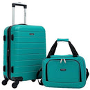 WRANGLER SMART SPINNER HARDSIDE LUGGAGE, 2 PIECE SET - TEAL - Like New