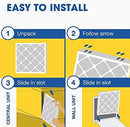 Aerostar Air Filter 16x25x1 MERV 13 HVAC 6 Pack B01CR9JNGS - NEW - Brand New