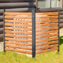 GREENER Privacy Screens 2PCS 38" W x 42" H No Dig Privacy Fence Screen Wood - Like New