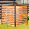 GREENER Privacy Screens 2PCS 38" W x 42" H No Dig Privacy Fence Screen Wood - Like New