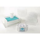 OFFICE DEPOT BRAND MESH OVAL DESK ORGANIZER, 4-1/8"H X 9-1/4"W X 4-1/3"D - WHITE - Like New