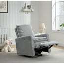 Oxford Baby Uptown Power Glider Recliner Rocking 270° Swivel/Chair 81253523 -Ash - Like New