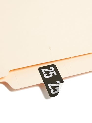 Smead ETYJ Color-Coded 2026 Year Labels, 1-1/2x3/4",Black,500/Roll,68325 - Like New