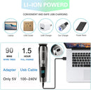 Brightup Beard Trimmer for Men IPX7 Waterproof Grooming Kit - Black/Silver - Like New