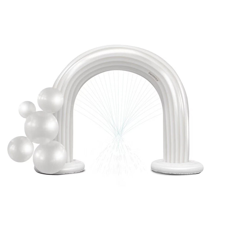 MINNIDIP EXCLUSIVE RESORT COLLECTION GARLAND ARCH PLAY SPRINKLER - PEARL - Like New