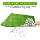 TUOKEOGO Dog Grass Pad with Tray Puppy Potty Training Grass Indoor Dog Potty - Brand New