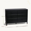 LITTLE SEEDS ASTER 6-DRAWER DRESSER, CG024BKP BLACK - BLACK - Like New