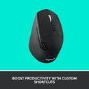 LOGITECH M720 TRIATHLON MULTI-DEVICE WIRELESS MOUSE, BLUETOOTH, USB UNIFYING - Like New