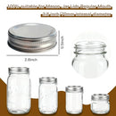 MEGAWISE MASON JAR LIDS 10 PACK REUSABLE CANNING LIDS FOR FOOD STORAGE - SILVER - Like New