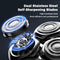 HULUNI ELECTRIC RAZOR FOR MEN 3D MAGNETIC ELECTRIC SHAVER - SLIVER-BLUE - Like New