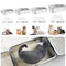 PTWAA Stain Resistant Cat Litter Box High Side Cats Toilet Metal KITTEN - SILVER - Like New