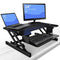 SORBUS SIT-TO-STAND MONITOR RISER DESK - BLACK - Like New