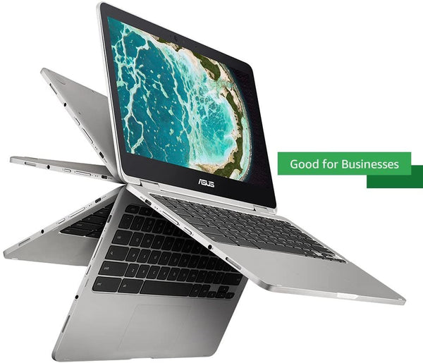 ASUS Chromebook 2-in-1 12.5" FHD M5-6Y54 4 64GB eMMC Silver - Scratch & Dent