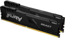 Kingston Fury Beast 32GB (2x16GB) 3200MT/s DDR4 CL16 Desktop KF432C16BBK2/32 Like New