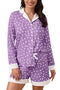 Button Down Pajamas Sets Women Two-Piece Satin Silk Pjs Sets Loungewear - Brand New