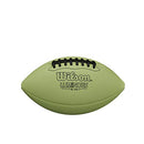 WILSON LUMINOUS GLOW FOOTBALL JUNIOR SIZE WTF1616 - GREEN - Scratch & Dent