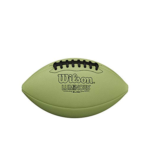 WILSON LUMINOUS GLOW FOOTBALL JUNIOR SIZE WTF1616 - GREEN - Like New