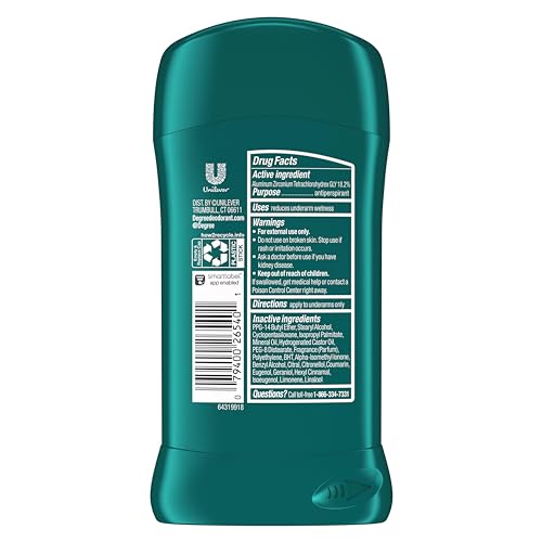 DEGREE MEN ORIGINAL ANTIPERSPIRANT DEODORANT 2.7 OZ - GREEN - Brand New