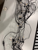 GENERIC 120FT OUTDOOR STRING LIGHTS WITH REMOTE CONTROL - BLACK - Like New