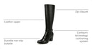 B08FF4HBJ7 New Naturalizer Kalina Black Leather 11 M (B) - Brand New