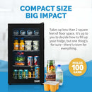 NEWAIR 100 CAN BEVERAGE REFRIGERATOR REFRIGERATOR - BLACK - Like New