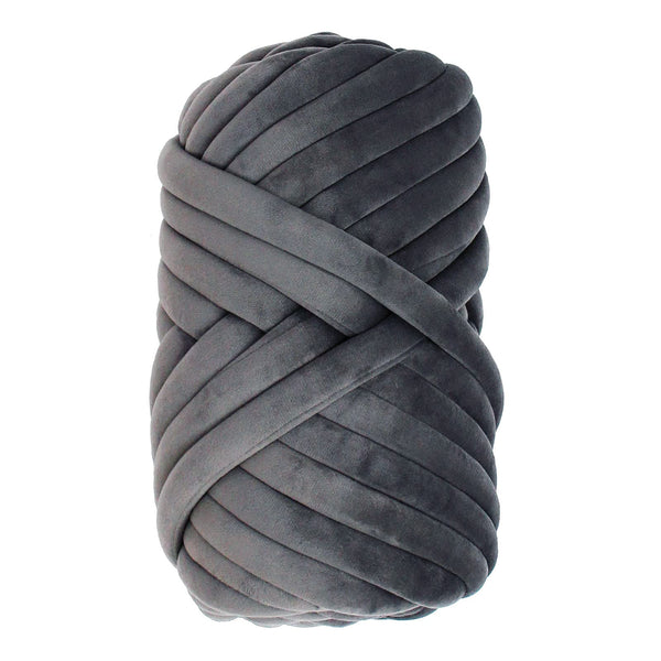 Casaphoria Chunky Yarn 2.3Lbs/47Yards MX2021003 - DARK GRAY - Brand New