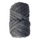 CASAPHORIA CHUNKY YARN FOR HAND KNITTING BLANKET,SUPER SOFT GIAN - DARK GRAY - Like New